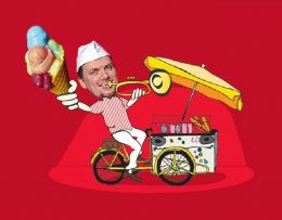 Skotty der jazzige Eisverkäufer